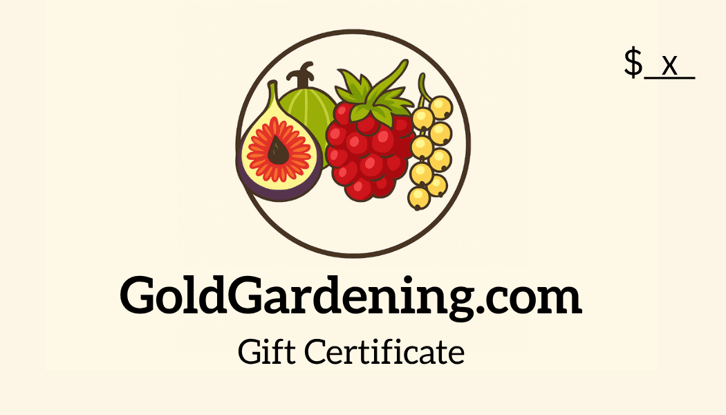 Gift Certificate - Gold Gardening