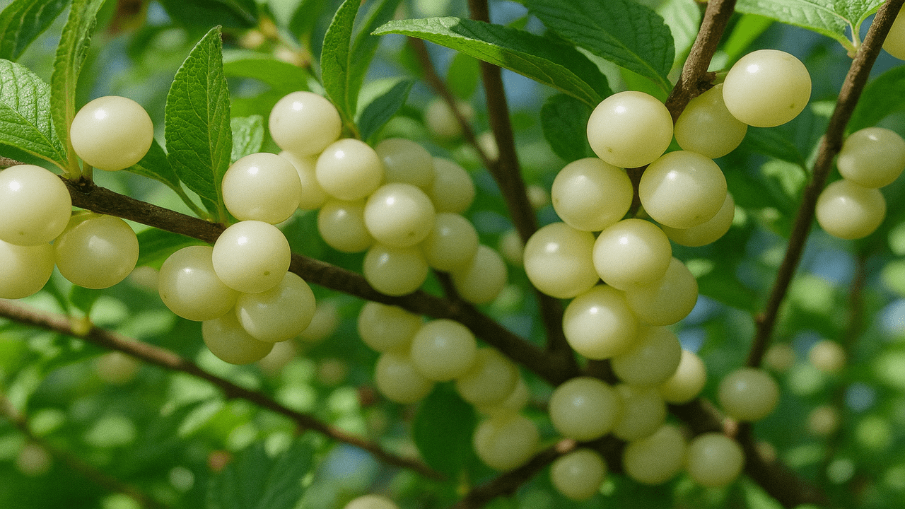 "Jules" White Nanking Cherry - Gold Gardening