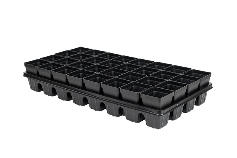 Square Pot Carry Trays - Gold Gardening